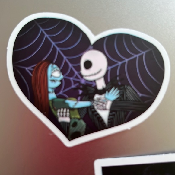 Set of 6 Jack Skellington Nightmare Before Christmas Waterproof Stickers - Picture 7 of 7